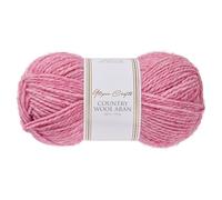 Utopia Crafts Country Wool Blend Aran Yarn for Knitting and Crochet 100g (1, Rose Blush)