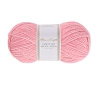 Utopia Crafts Country Wool Blend Aran Yarn for Knitting and Crochet 100g (1, Rose Pink)