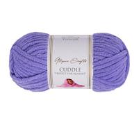 Utopia Crafts Cuddle Super Chunky Chenille Soft Yarn for Knitting and Crochet, 100g - 60m (1, Deep Lavender)