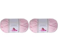 Utopia Crafts Cuddle Super Chunky Chenille Yarn Baby Pink, 100g 60m Ball, Fluffy, Soft & Easy to Use, Perfect Chunky Yarn for Crochet & Knitting, Machine Washable, Beginner-Friendly Wool Alternative