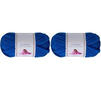 Utopia Crafts Cuddle Super Chunky Chenille Yarn Royal Blue, 100g 60m Ball, Fluffy, Soft & Easy to Use, Perfect Chunky Yarn for Crochet & Knitting, Machine Washable, Beginner-Friendly Wool Alternative