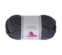 Utopia Crafts Cuddle Super Chunky Chenille Yarn Steel Grey, 100g 60m Ball, Fluffy, Soft & Easy to Use, Perfect Chunky Yarn for Crochet & Knitting, Machine Washable, Beginner-Friendly Wool Alternative