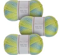 Utopia Crafts DK Baby Two Tone Double Knitting Yarn 3X 100g (Tropical Breeze)