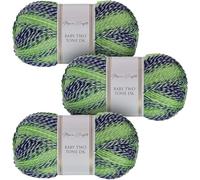 Utopia Crafts DK Baby Two Tone Double Knitting Yarn 3X 100g (Vibrant Woods)