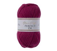 Utopia Crafts DK Double Knitting Yarn, 100g (Dark Raspberry)