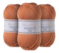 Utopia Crafts DK Double Knitting Yarn 3X 100g (Potters Clay)