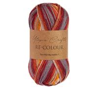 Utopia Crafts Re-Colour Knitting & Crochet Yarn 100g (Rustic Embers)
