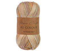 Utopia Crafts Re-Colour Knitting & Crochet Yarn 100g (Sunset Beige)