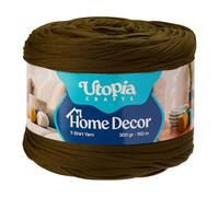 Utopia Crafts T-Shirt Yarn for Crocheting Bags & Baskets - Chunky Yarn for Crochet, Tshirt Tube Ribbon, 300g 150m, 5-7mm Jersey Cord (Olive Green)