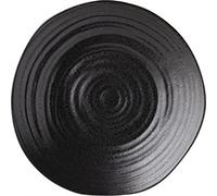 Utopia CT0019 Tribeca Ebony Plate, 21cm Diameter, Pack of 6
