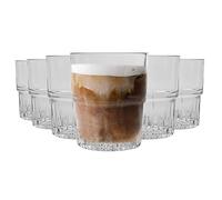 Utopia D1014A-000000-C06072 Duralex Stacking Tumbler, 200 ml, Pack of 6 | Tumblers with Space-Saving Design for Water, Juice, Soft Drinks & Everyday Dining - Kitchen, Cafe & Restaurant Glassware