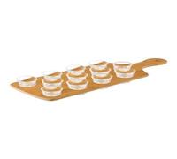 Utopia Drinks Paddle Board 12 Shot with 12 Hot Shot Glasses