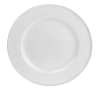 Utopia E10029 Pure Wide Rim Plate, 11.5", 29 cm, White (Pack of 18)
