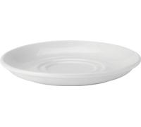 Utopia Pure White Double Well Saucers 150mm (Pack of 24) - [DY334]
