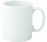 Utopia E90037 Pure Economy Straight-Sided Mug, 12 oz., 34 cL, White (Pack of 12)