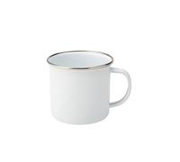 Utopia Eagle Enamel Eagle Stainless Steel Rim Mug 13.5oz /38cl, Pack of 6