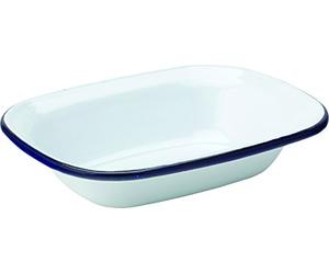 Utopia F50004 Eagle Enamel Pie Dish, 6.25", 16 cm (Pack of 6)
