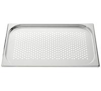 Utopia F70036 Stainless Steel Gastronomes, Stainless Steel Perforated, Gnu 1/1 Pan, 2 cm, Deep (Pack of 6)