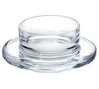 Utopia F91001 Covered Butter Dishes, Glass Base, 3.5", 9 cm, 1 oz., 3 cL (Pack of 6)