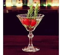 Utopia FB192 Diamond Martini Glasses, 240ml Capacity, 150mm x 114mm, Clear, Pack of 12