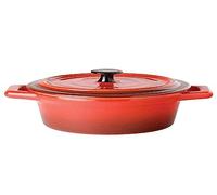Utopia Gourmande Flame Round Casserole Dish 4inch 9oz / 26cl - Pack of 6 - Oven Dishes
