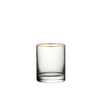 Utopia Hayworth Double Old Fashioned Tumbler with Gold Rim 32cl (1 x 6)