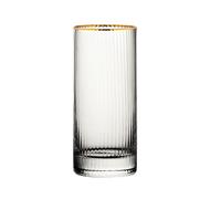 Utopia Hayworth Hiball 350ml Gold Rim - Pack of 6