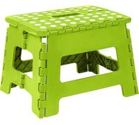 Utopia Home Folding Step Stool 9 Inch, Portable Anti Slip Surface for Kids and Adults, Heavy Duty Folding Stool with Carrying Handle, 300 lbs Load Capacity, Pack of 1, Green