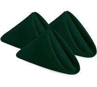 Utopia Home Hunter Green Cloth Napkins (12 Pack, 20x20 Inches), Ideal Dinner Napkins for Party, Wedding and Lunch/Dinner