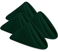 Utopia Home [24 Pack, Hunter Green] Cloth Napkins 17x17 Inches, 100% Polyester Hemmed Edges, Washable and Reusable Ideal for Parties, Weddings and Dinners