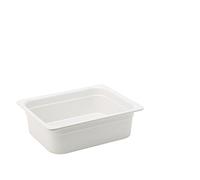 Utopia JMP133-000000-B01001 Melamine Gastronorms and Buffetware Gastronorms Pan, 1/2 GN, White, 10 cm Deep