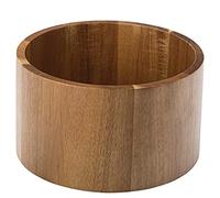 Utopia JMP829 Acacia Punch Barrel Stand/Bowl, Wood Presentation, 8.5", 21.5 cm