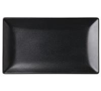 Utopia K10030 Noir Rectangular Plate, 10" x 5.75", 25 cm x 14.5 cm (Pack of 12)