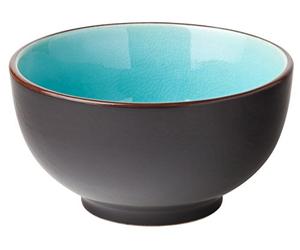 Utopia K90049 Soho Aqua Rice Bowl, 4.75", 12 cm, 11.5 oz., 33 cL (Pack of 6)
