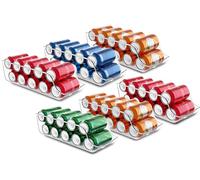 Utopia Kitchen Can Organizer (Pack of 6) - Soda & Food Can Storage, Clear Plastic, Fridge & Pantry Organizer