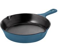 Utopia Kitchen Cast Iron Frying Pan 6.5 Inch, Cast Iron Chefs Pan, Pre Seasoned Skillet, Safe Grill Cookware for Indoor & Outdoor Use, Teal