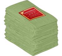Utopia Kitchen Flour Sack Dish Towels, 12 Pack Cotton Kitchen Towels - 28 x 28 Inches (Sage Green)
