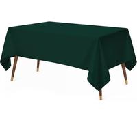 Utopia Kitchen Rectangle Table Cloth 1 Pack, Tablecloth Machine Washable, Polyester Table Cover for Dining, Buffet Parties, Picnics, Events, Weddings and Restaurants (60x102 Inches, Hunter Green)