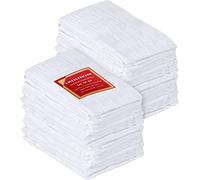 Utopia Kitchen White Flour Sack Towels [24 Pack - 28 x 28 Inch] 100% Cotton Tea Towels for Cleaning & Drying - Highly Absorbent Kitchen Dish Cloth
