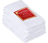 Utopia Kitchen White Flour Sack Towels [6 Pack - 28 x 28 Inch] 100% Cotton Tea Towels for Cleaning & Drying - Highly Absorbent Kitchen Dish Cloth