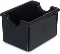 Utopia Melamine Tableware, CA45500300, Black Sugar Caddy 3.5 x 2.5" (9.5 x 7cm) (Box of 24)