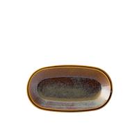 Utopia Murra Toffee Depp Coupe Oval Plate 25 x 15cm (1 x 6)