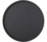 Utopia Non Slip Trays, JMP923-000000-B01012, Black Non Slip Tray Round 14" (35.5 cm) (Box of 12)