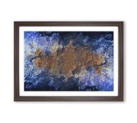 Utopia of Life in Abstract Framed Print | A2 Walnut Framed Wall Art | Ready to Hang | Abstract Fantasy Picture | Living Room Bedroom Lounge Office