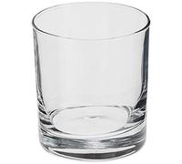 Side Double Clear Old Fashioned Glass Drinking Glassware 11Oz(31.5Cl) Pack Of 12