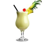 Utopia Pina Colada Cocktail Glass 13oz / 375ml - Tropical Cocktail Glass with Stem, Durable Soda Lime Glass for Pina Coladas, Daiquiris & Frozen Cocktails, Bar & Home Use
