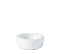 Utopia Plain White Porcelain Butter Dish 1oz (1 x 6)