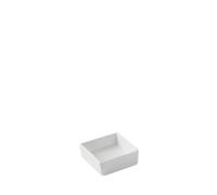 Utopia Plain White Porcelain Square Dish 6.6cm (1 x 12)