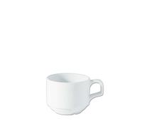 Utopia Plain White Porcelain Stacking Cup 7oz (1 x 6)