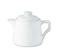 Utopia Plain White Porcelain Traditional Teapot 16oz (1 x 6)